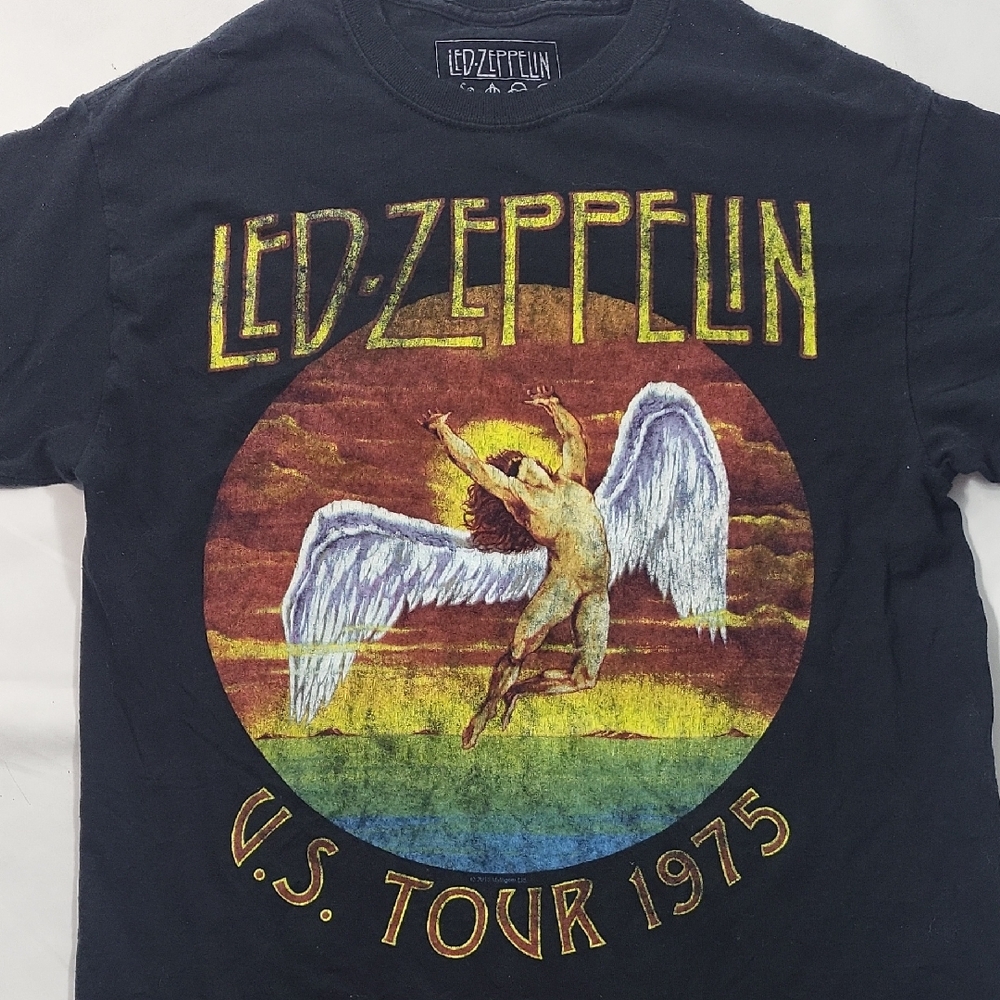 Led Zeppelin Tour Tee Reprint Size Medium